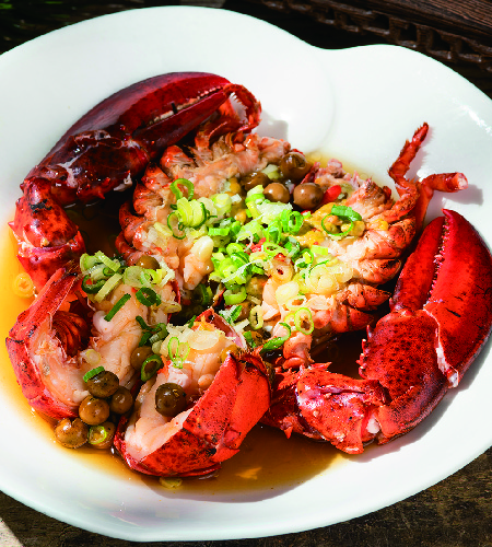 樹子蒸波士頓龍蝦 Steamed Boston lobster in cumming cordia suace (1pc)  -1