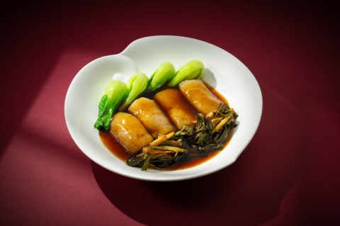 蝦籽蔥燒大烏參-1