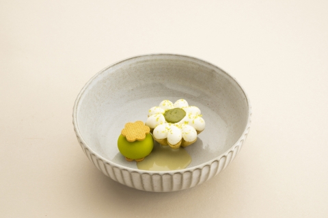 開心果巧克力酥皮蛋塔 FLAN AL PISTACHIO