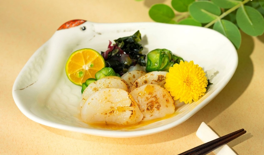 炙燒干貝柚子味噌