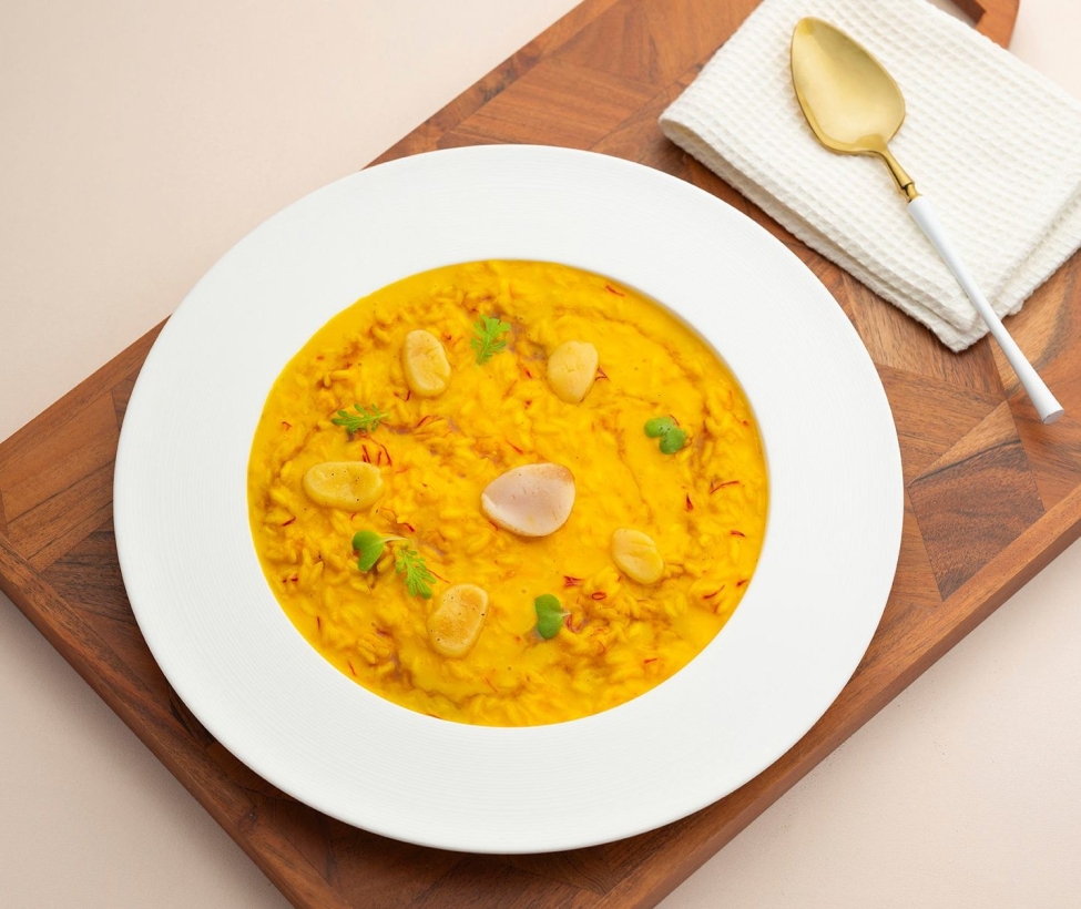 經典米蘭牛骨髓 番紅花燉飯